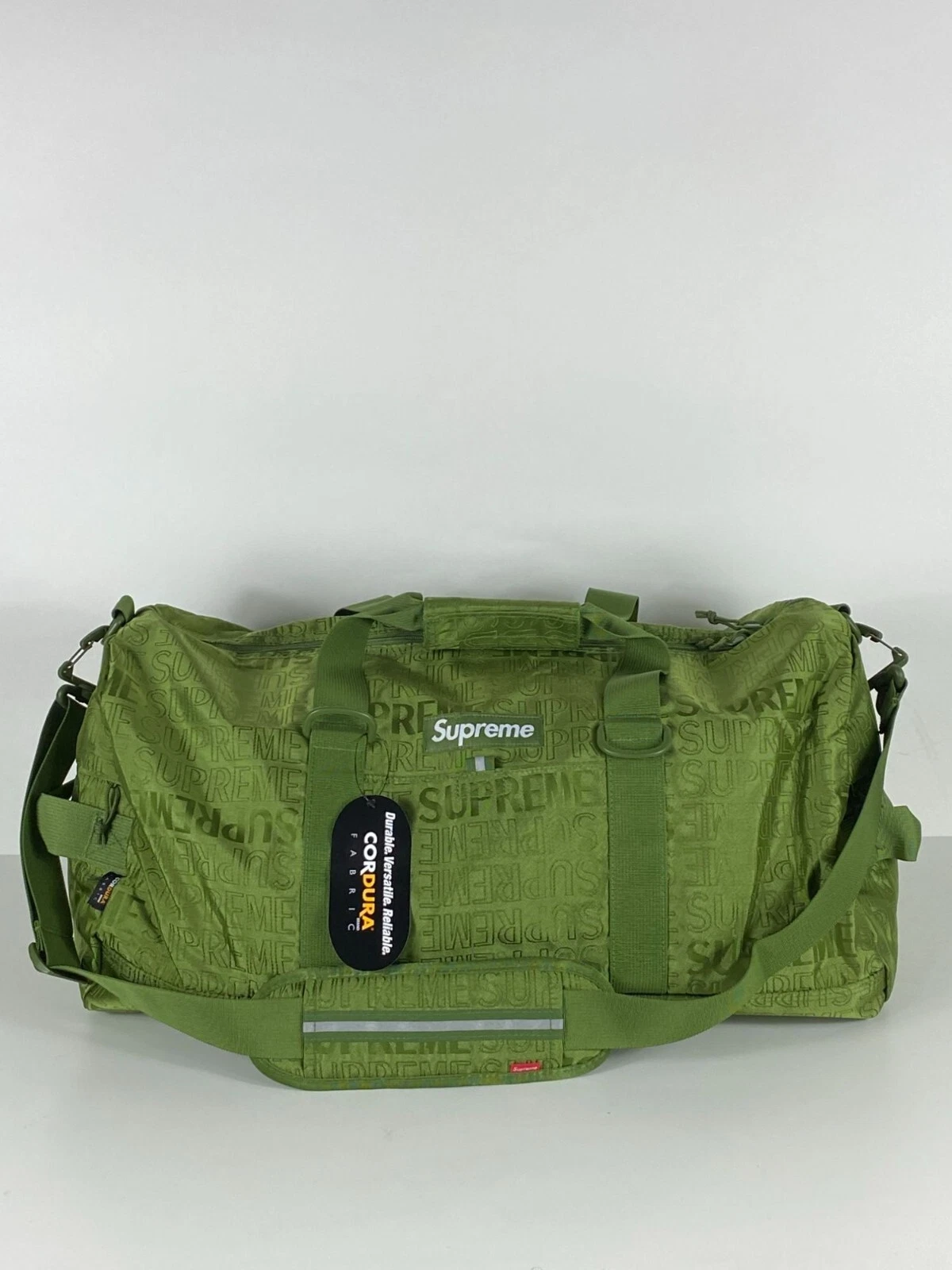 Sac de sport Supreme SS19 Cordura tissu vert olive neuf avec étiquette F187