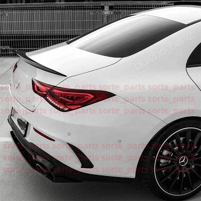 Fits 2020-2025 Mercedes CLA C118 CLA250 Glossy AMG Style Rear Trunk Spoiler Wing Foto 3 de 4