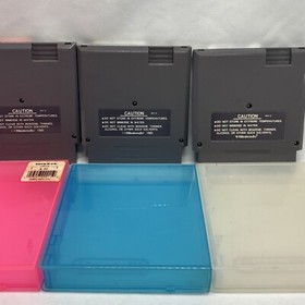 Nintendo NES Games Lot with Cases Top Gun Dash Galaxy Sky Shark Tested