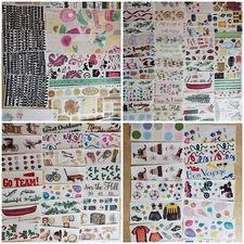 Lot of 100 Sheets of Creative Memories Scrapbook Stickers, Some Vintage