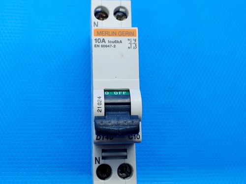 Merlin Gerin DT40 C10 Leitungsschutzschalter 21023 10A 230V Inkl. MwSt. - Bild 3 von 4