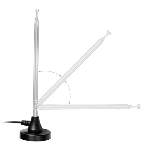 75 Ohm Magnetic Base FM Radio Telescopic Antenna &Amplifier For Pioneer Radio - Photo 9/12