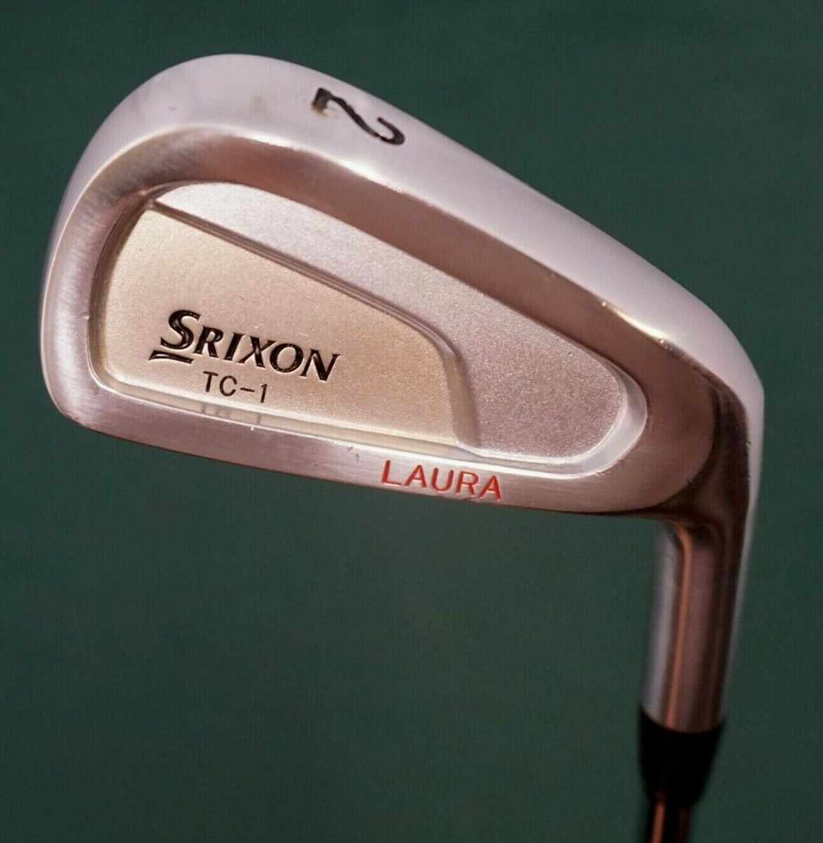 Srixon TC-1 'Laura' 2 Iron Seniors Steel Shaft Golf Pride Grip Srixon TC-1 'Laura' 2 Iron Seniors Steel Shaft Golf Pride Grip