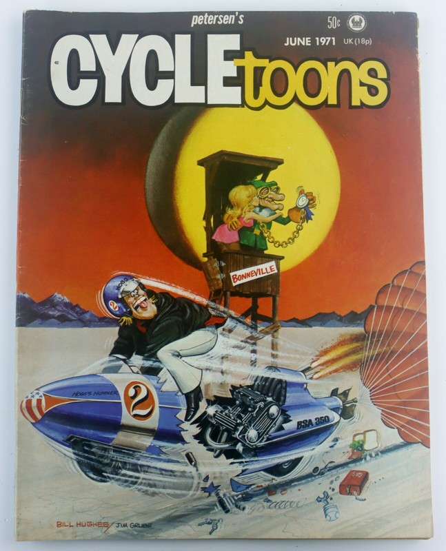 CYCLEtoons Magazine ~ #21 June 1971 ~ Petersen Publishing Co.