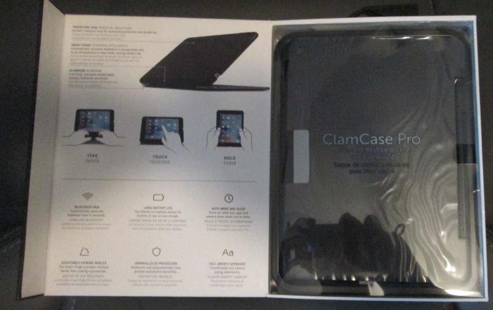 New Incipio Clamcase Pro Keyboard Folio Case Bluetooth For iPad Mini 4 - Image 3 of 4