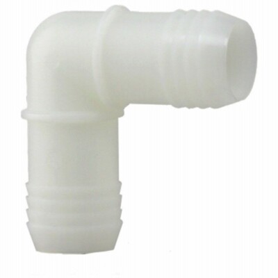 UNE-12 90 Degree 1-1/4'' Nylon Pipe Fitting Plumbing Insert Elbow - Pack of 5