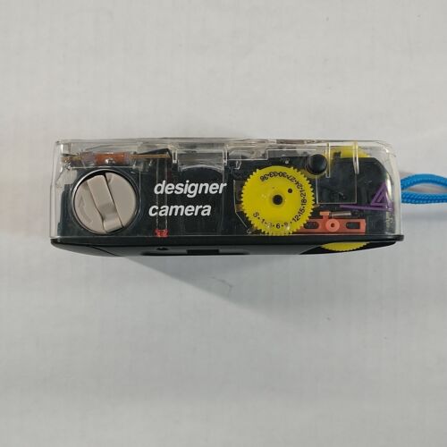 GoPhotos Neons Transparent Designer 35mm Film Camera With A 27mm Wide Angle Lens - Picture 8 of 18