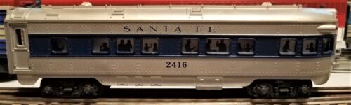 CLASSIC Lionel 2416 SANTA FE OBSERVATION PASSENGER CAR IN GOOD CONDITION. - Picture 1 of 3