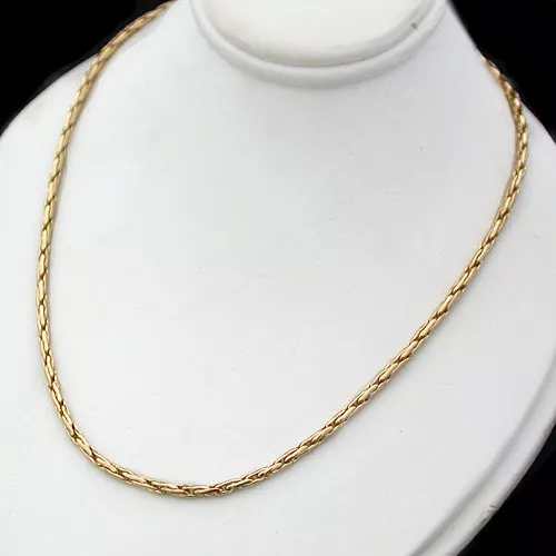 2mm Round WHEAT Link 55cm 22