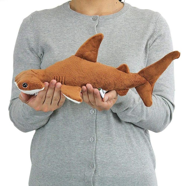 red shark plush