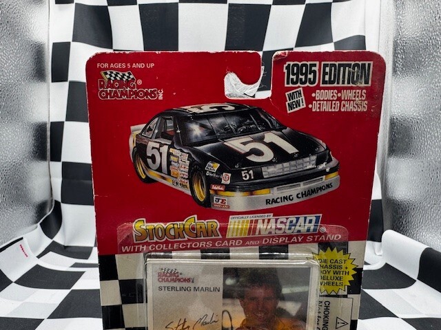 Voiture Miniature NASCAR Sterling Marlin #4 - Vainqueur Daytona 500 1994-1995, échelle 1:64, Diecast