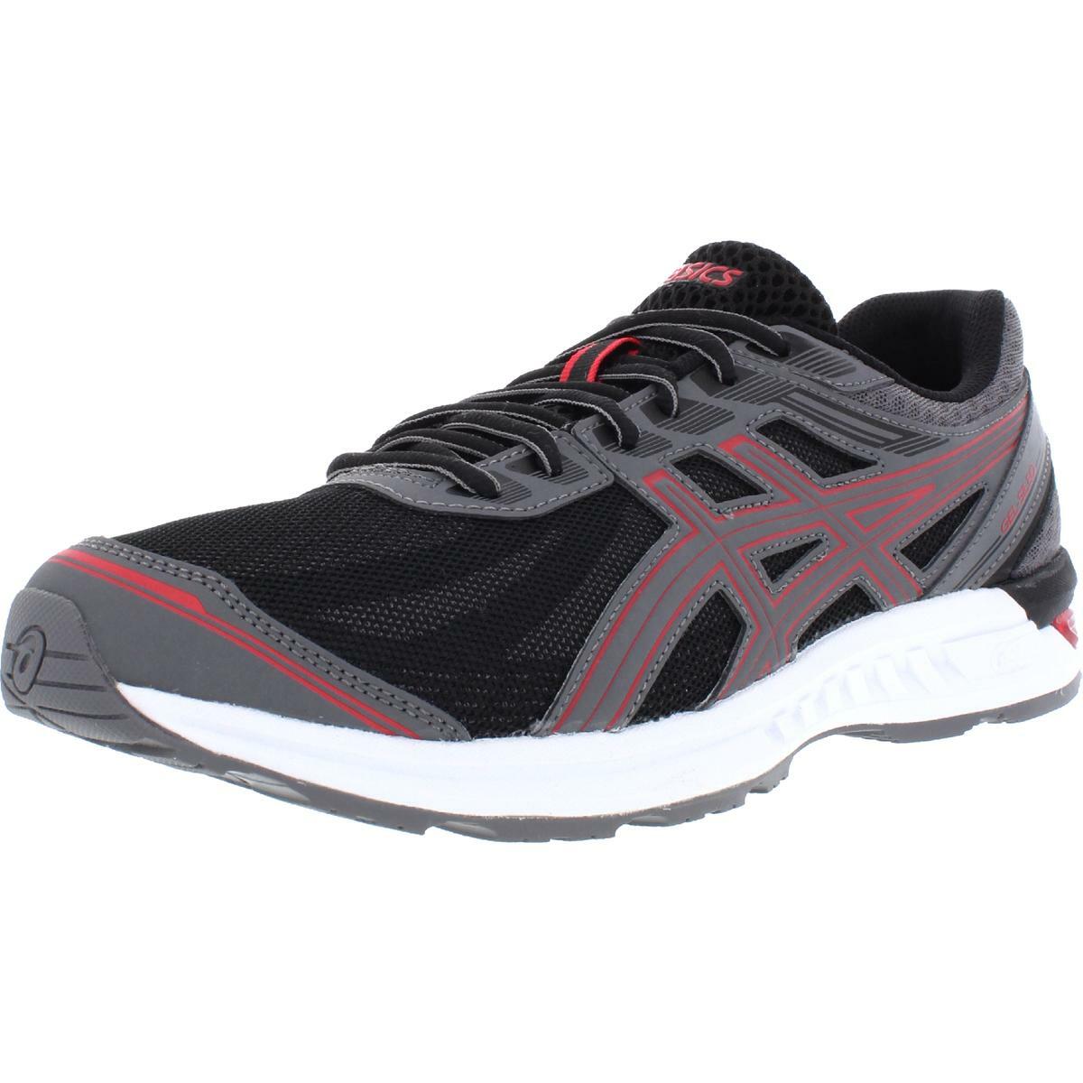 mens black asics trainers