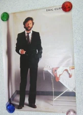 Eric Clapton / Money and Cigarettes 1983 Japan Original Promo Poster A1 Set of 2