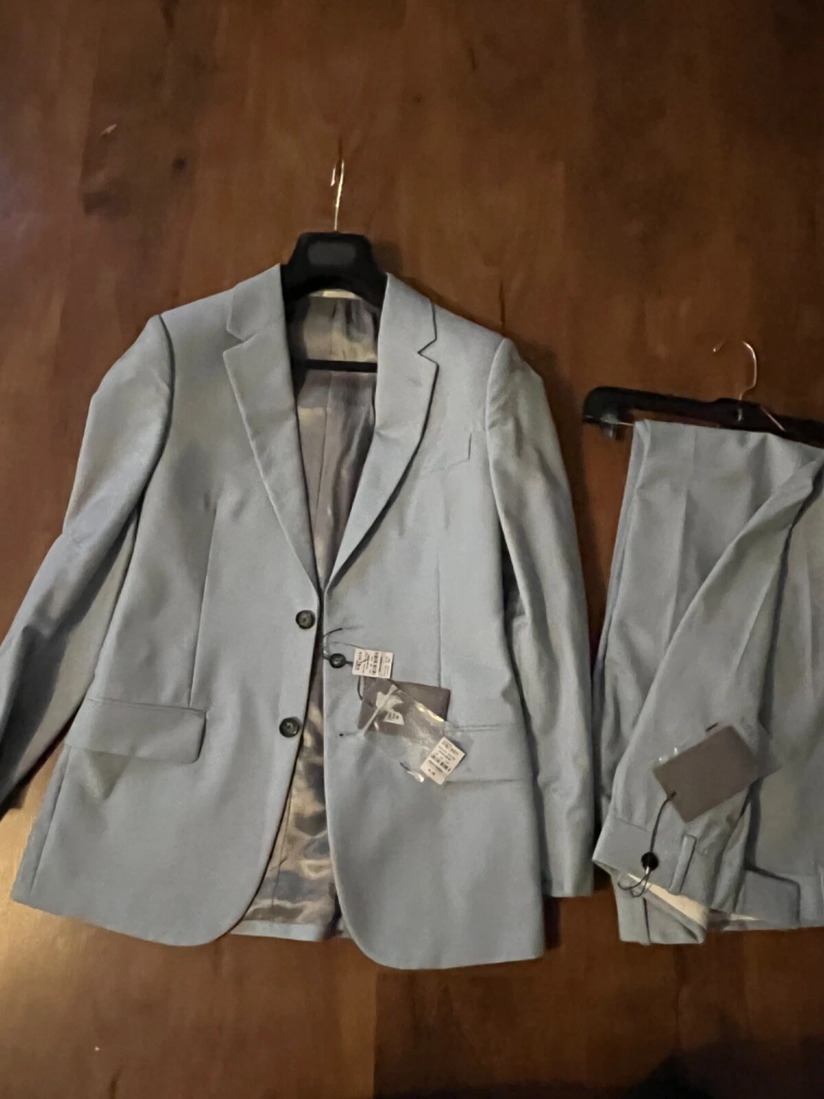 Tuta uomo Alexander McQueen taglia 46 blu chiaro nuova con etichetta