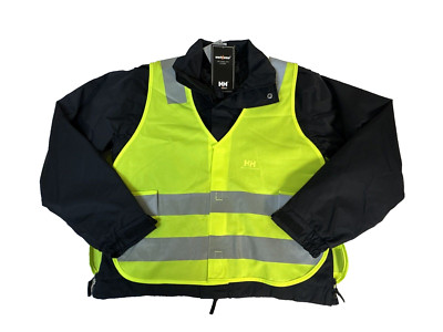 Helly Hansen, Work Wear, Metro Jacket 859 Midnight Blue, Hi Vis, XSR