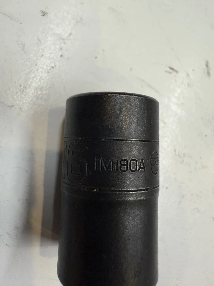 Snap-on IM180A-SAE 9/16", 1/2" Dr, 6-Pt, Flank Dr, Shallow, Impact, Socket - Image 3 of 3