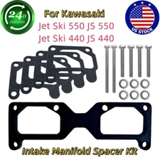 For Kawasaki Jet Ski 550 SX JS440 JS550 44/46mm Carb Intake Manifold Spacer Kit