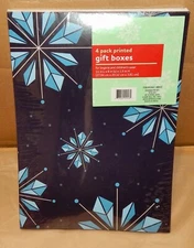Christmas Gift Boxes You Choose Type Many Sizes White & Printed NIB 233W
