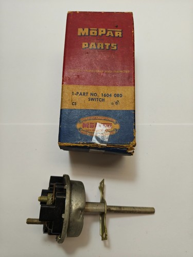 1955 Desoto Fireflite Firedome Headlight Headlamp Switch 1604080 NOS - Picture 4 of 7