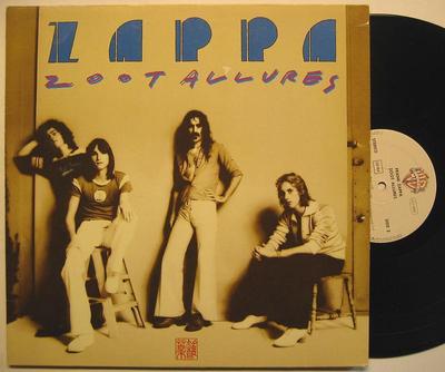 FRANK ZAPPA ZOOT ALLURES LP VINYL