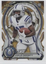 2015 Topps Finest Atomic Rookie Die-Cuts Gold Refractor /199 Phillip Dorsett 0f8