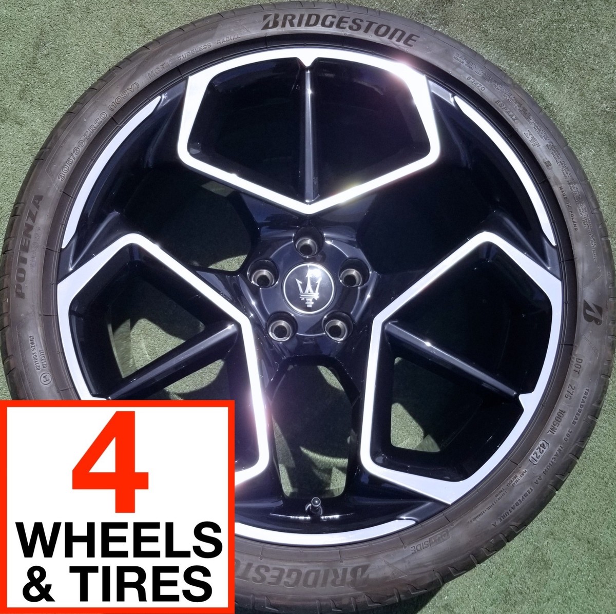 Factory Maserati MC20 Wheels Tires Genuine Original OEM Birdcage