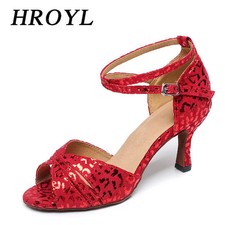 Latin Dance Shoes Women Ballroom Salsa Sandal Jazz Samba Tango Party High Heel