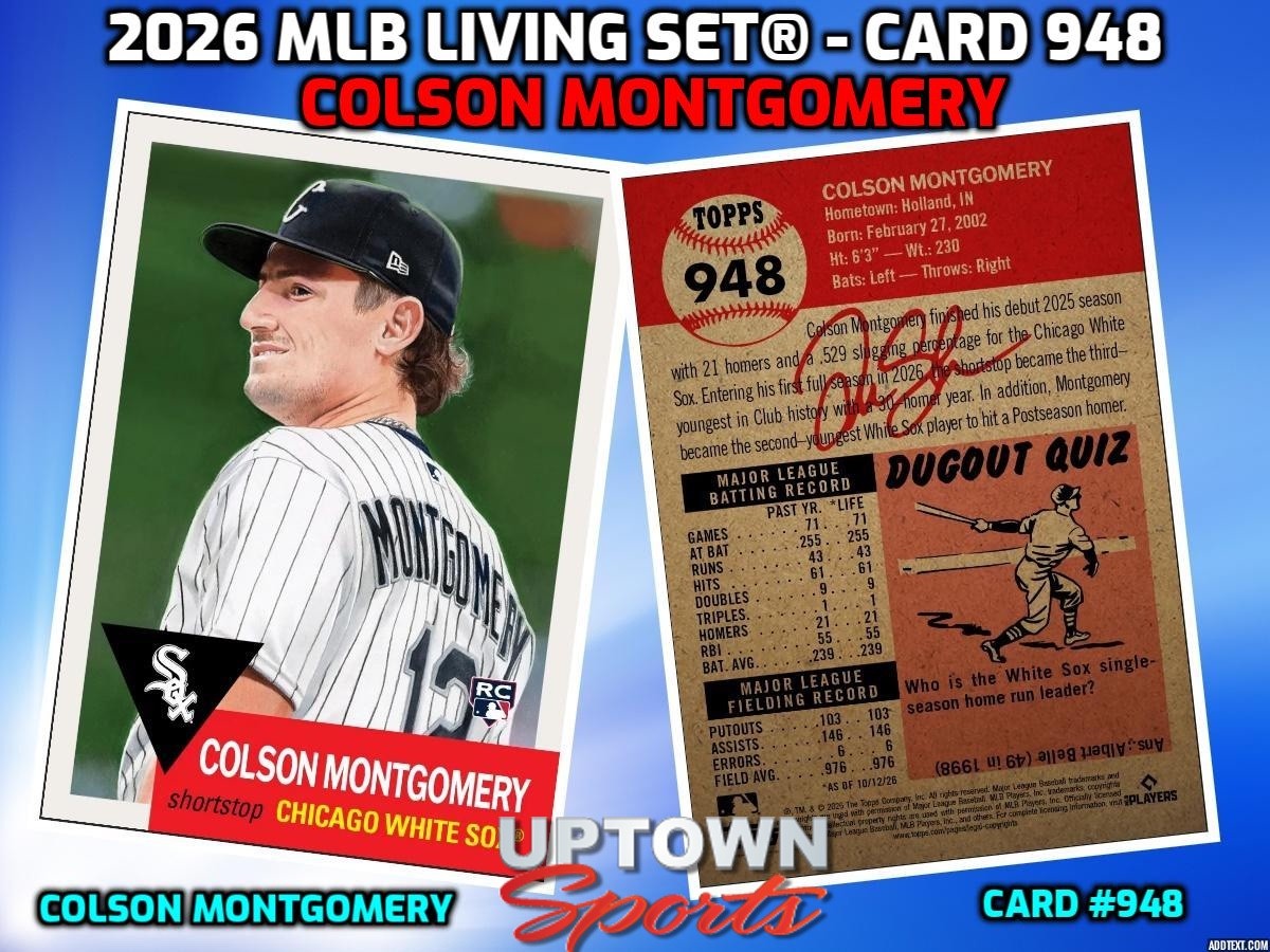 Colson Montgomery - 2026 MLB Living Set® - Card 948 - Presale