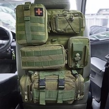 Nylon Seat Back Organiser Bag Rectangle Lightweight Foldable