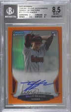 2013 Bowman Chrome Rookie Orange Refractor 16/25 Tyler Skaggs BGS 8.5 Auto 1f1