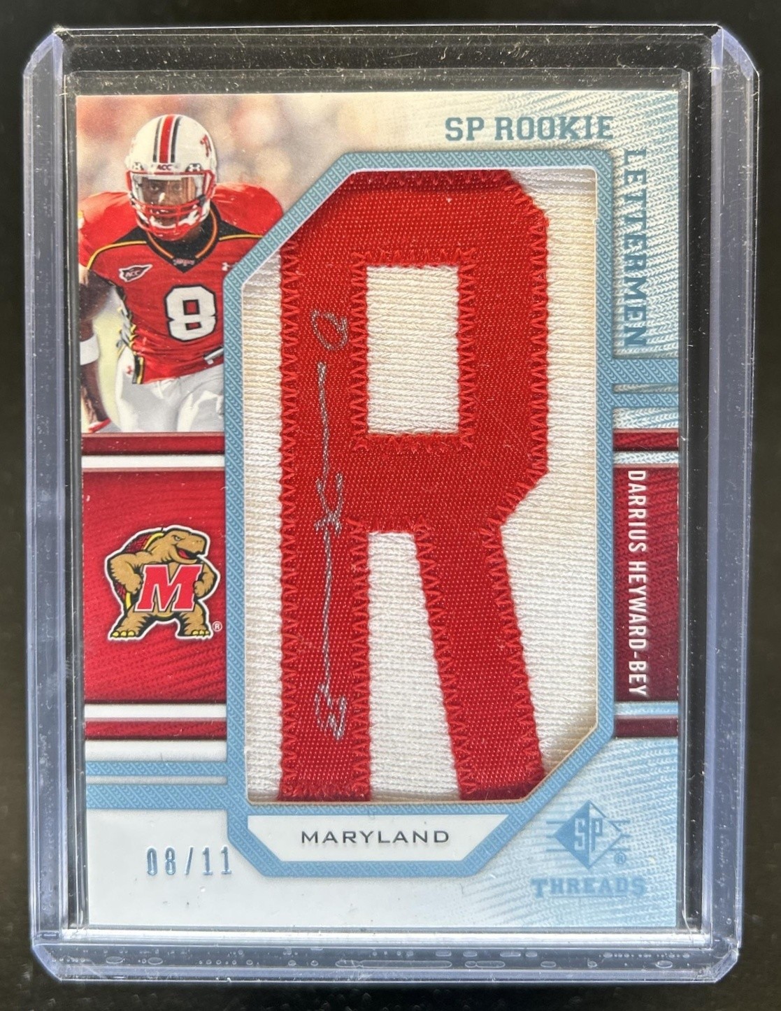 Darrius Heyward-Bey SP Threads #216 Rookie Lettermen College Autograph