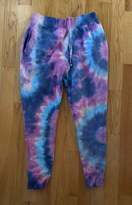 Custom Tie Dye On New Champion Sweatpants Size Large