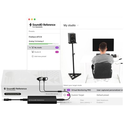 Sonarworks SoundID Reference Virtual Monitoring PRO w/ Mic Upg from SoundID Ref