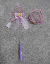Disney Rapunzel Crown and light up Wand Dress up Costumes Accessories
