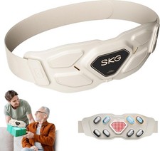 SKG Lower Back Vibrating Massager Adjustable Cordless Heating Pad Infrared