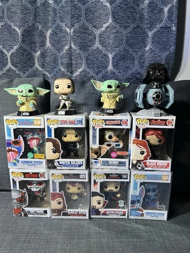 Funko Pop Lot of 12 Marvel, Star Wars,and More