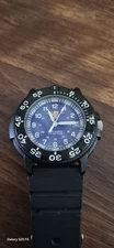 Luminox Navy Seal 3000 Series 43mm Carbon Blue Dial Quartz Mens Watch XS.3003
