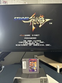 Strider Nintendo NES 1989 Game Cartridge Tested and Working