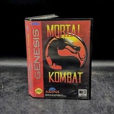 Mortal Kombat SEGA Genesis Complete with Game, Case, & Manual Tested