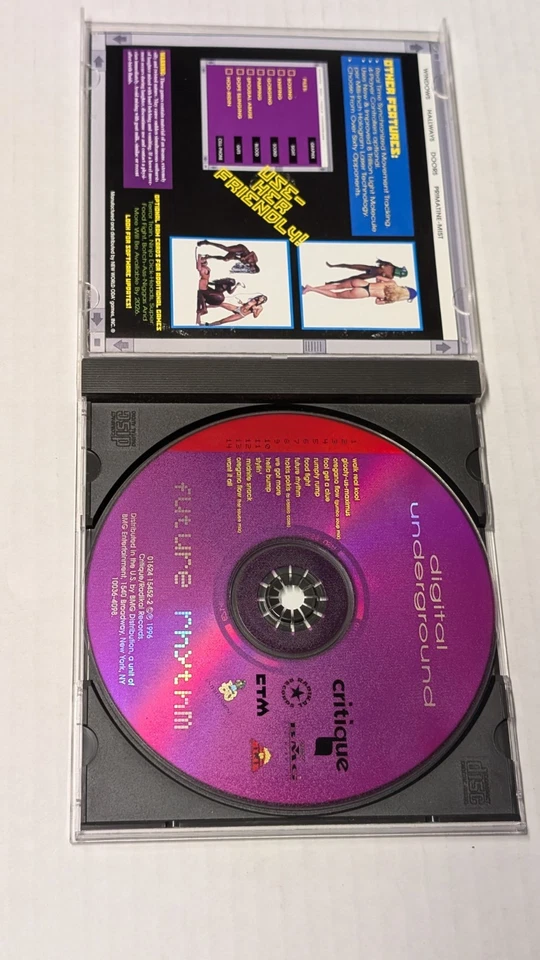 Digital Underground Future Rhythm CD 1996 Critique Records Foto 3 de 4