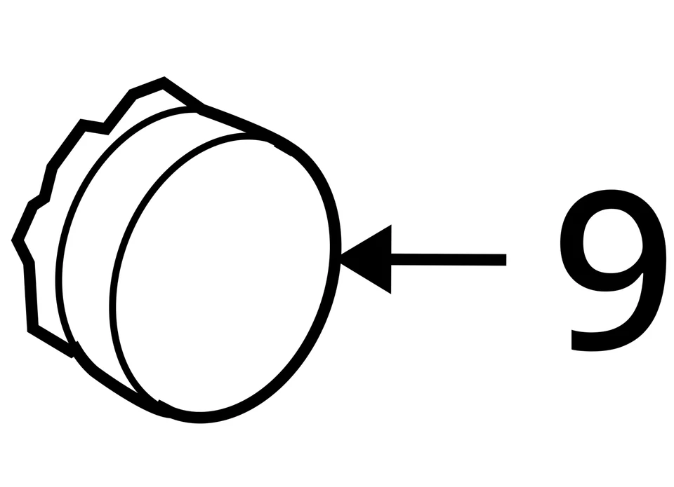 Tapa central 44732-SHJ-A80 Honda Odyssey 2007 nuevo OEM Foto 4 de 4