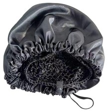 2 In 1 Double Layer Wrap Cap Bonnet Adjustable Hair Wrap Sleep Cap Soft Bonnets