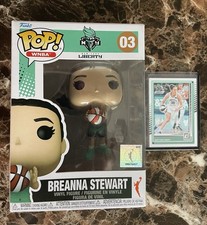 Breanna Stewart Panini Donruss #63 Card And Funko Pop Figure