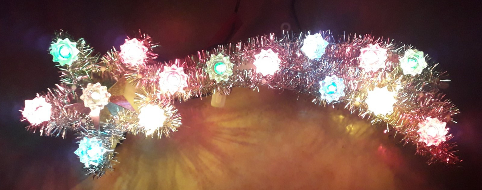 Guirlande Noël 20 lampes étoiles clignotantes sans surchauffe pour chambre d'enfant