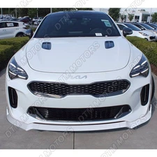 For 2018-2023 Kia Stinger GT-Line Painted White Front Bumper Lip Bodykit Spoiler