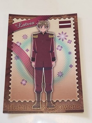 Hetalia Axis Powers APH Frontier Works Character Card 18 Latvia