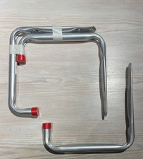 3 Schwerlast Wandhaken für Garage Keller usw. 28x29x9 cm, Aluminium, prima erhal