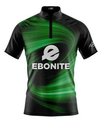 CUSTOM NAME Ebonite Tornado Bowling Jersey Long & Short Sleeve Shirts
