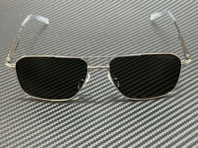 MONT BLANC MB0278S 001 Silver Grey Men's 56 mm Extra Large