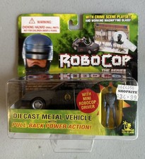 Rare Toy Island RoboCop Police Car Die-Cast Model w/Crime Scene Playset 1995